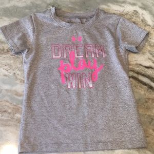 Toddler girls Under Armour heat gear T-shirt